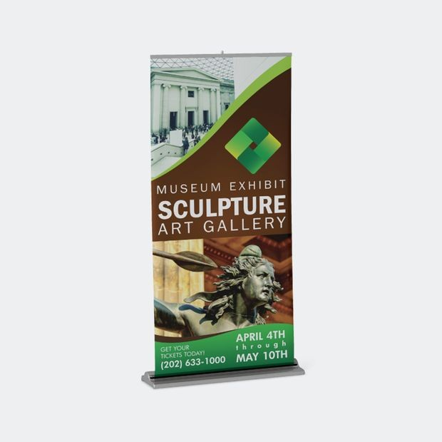 36" Lifetime Retractable Banner Stand